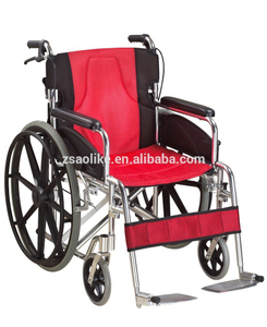 Sillón de ruedas manual de aluminio para la venta ALK972LABJ-24 &quot;