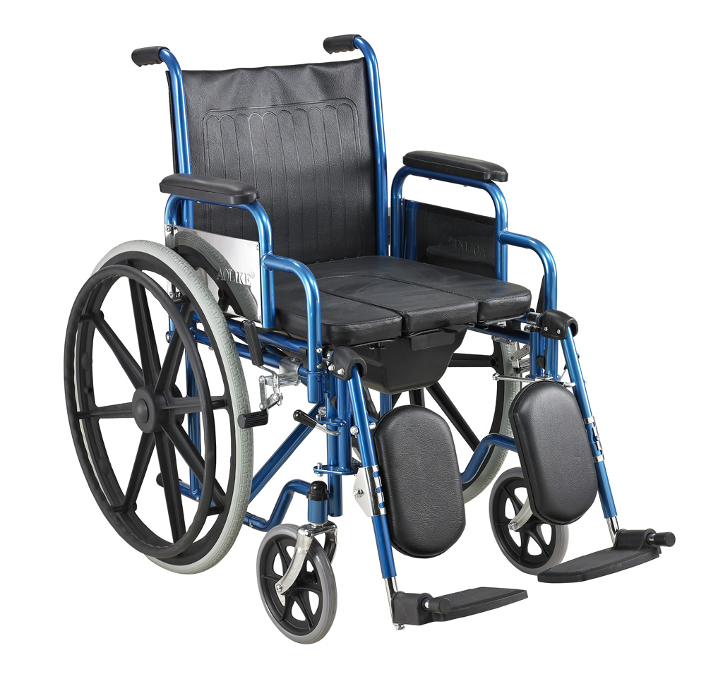 Venta directa de fábrica Precio barato Precio plegable Silla de ruedas para discapacitados ALK681BC
