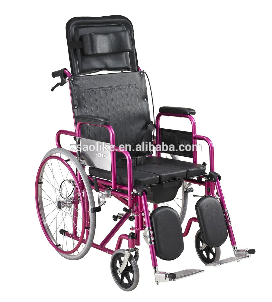 Sillón de ruedas funcional ALK601GC de la cómoda