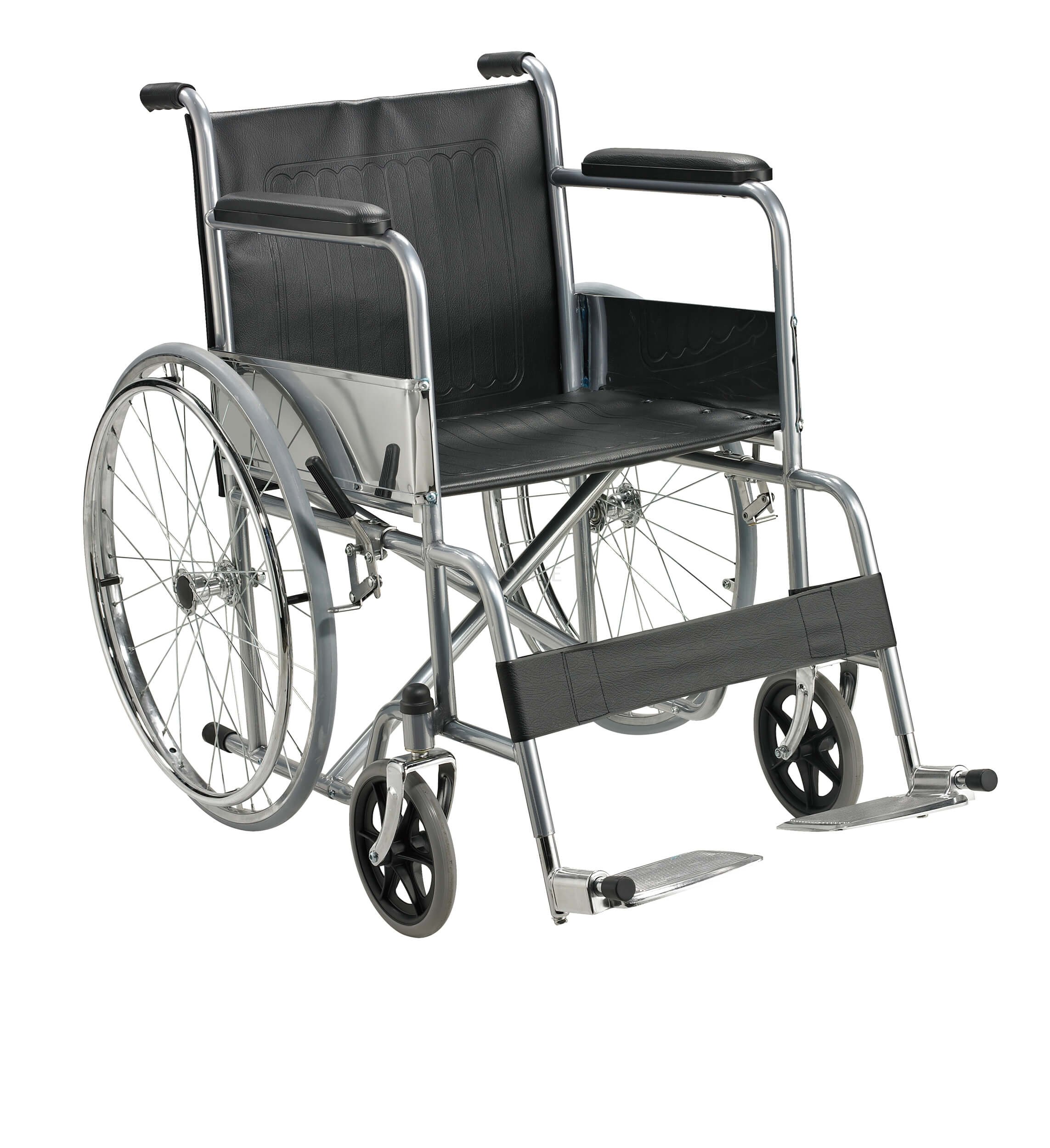 Acero plegable económico más barato en silla de ruedas alk809-46